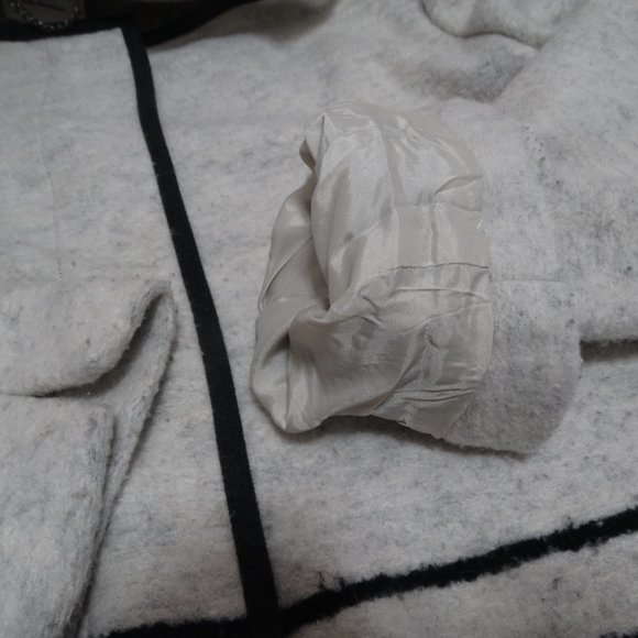 Anthropologie ELEVENSES Asymmetrical long Jacket/Coat LARGE Ardsley striped - Picture 11 of 11